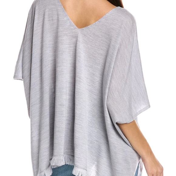 Johnny Was Lightweight Wool & Cashmere-Blend Poncho O/S - Picture 2 of 7